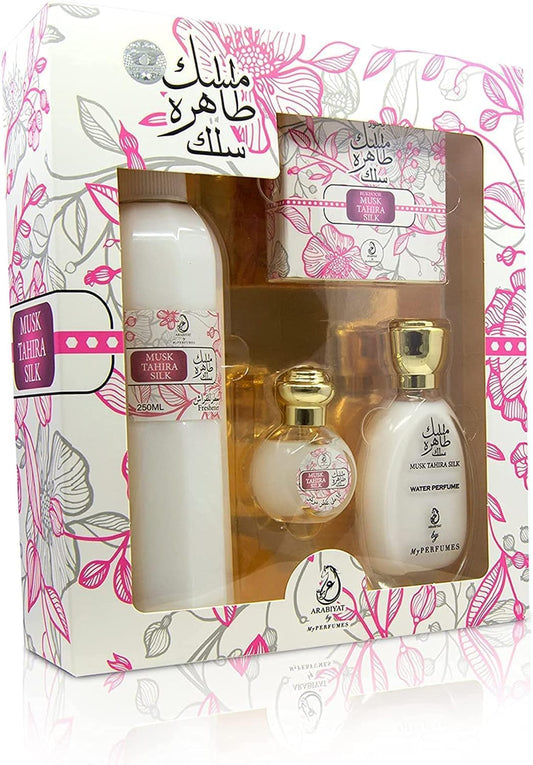 Tahera Silk Musk Set from Arabiyat, 4 Pieces