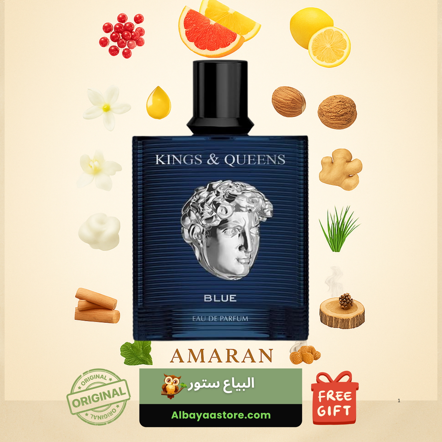 Kings & Queens Blue Amaran for men 100 ml