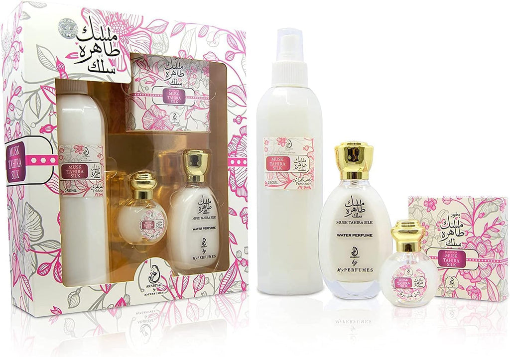 Tahera Silk Musk Set from Arabiyat, 4 Pieces