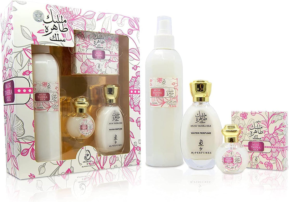Tahera Silk Musk Set from Arabiyat, 4 Pieces
