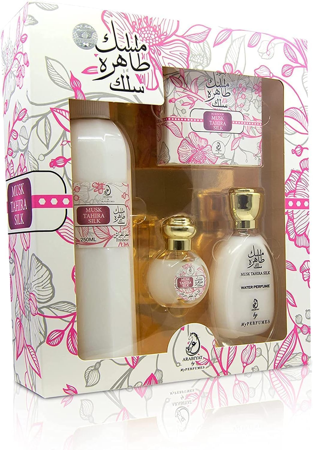 Tahera Silk Musk Set from Arabiyat, 4 Pieces